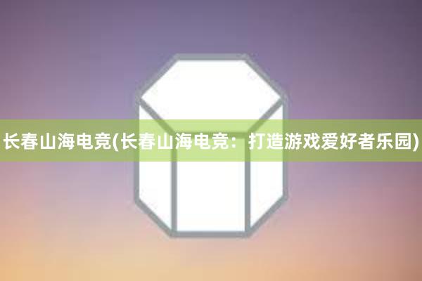 长春山海电竞(长春山海电竞：打造游戏爱好者乐园)